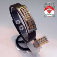 ست دستبند چرم و انگشتر مردانه ترک