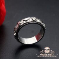 حلقه انگشتر مردانه طرح یوزا