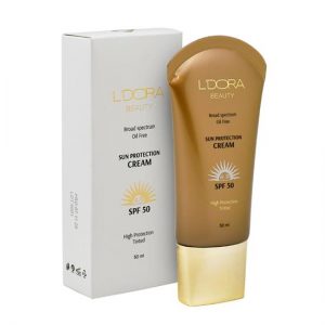 کرم ضدآفتاب رنگی و فاقد چربی SPF50 لدورا