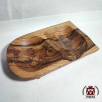 میوه خوری چوبی 2خانه سایز 3 دستساز کد H30