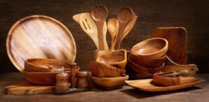 فواید استفاده از ظروف چوبی نسبت به چینی و سفال و پلاستیک