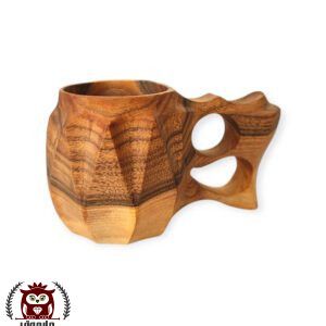 کوکسا چوبی دستساز کنگره ای سایز بزرگ کد 100011